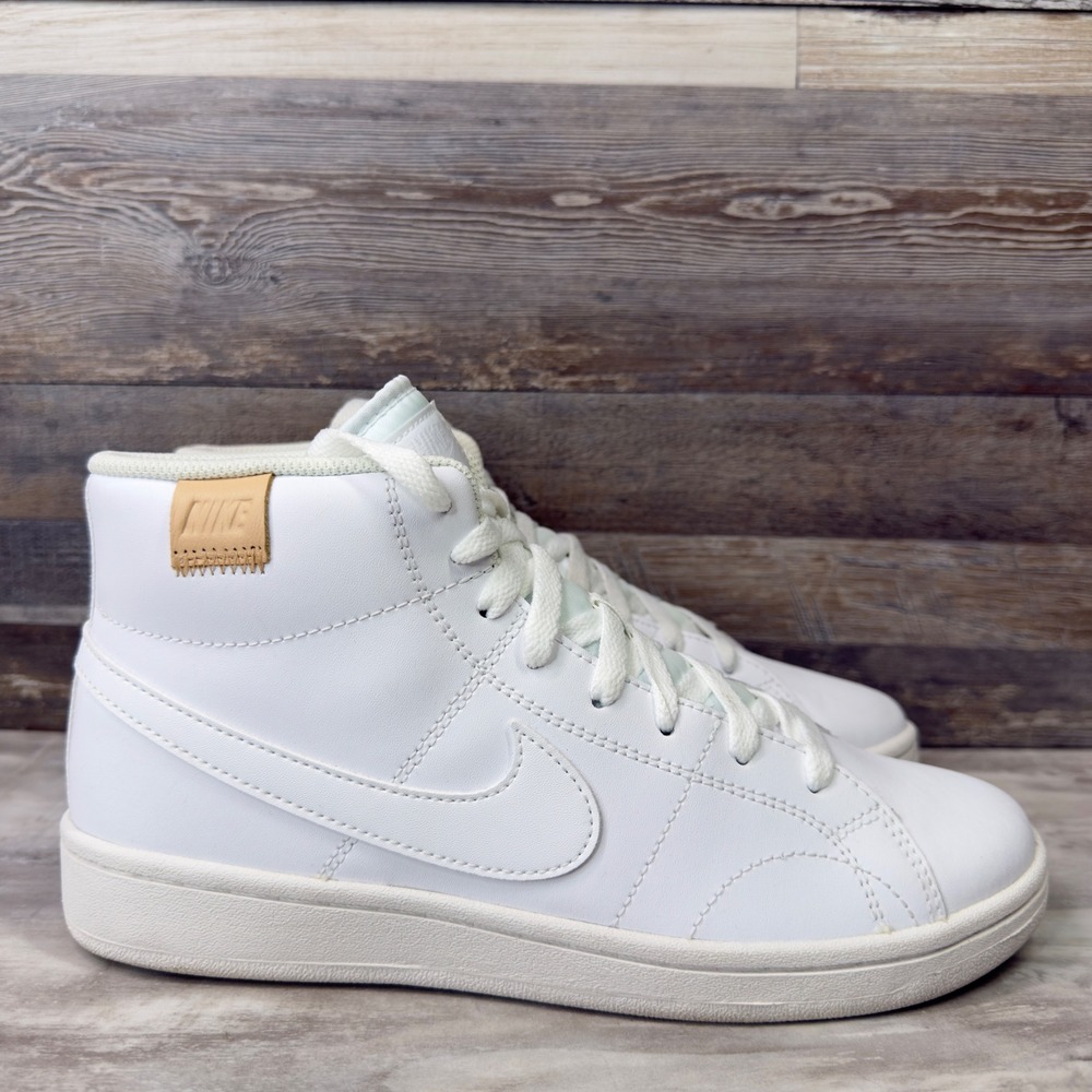 Nike Court Royale 2 Mid Womens Size 9 Sneakers High Top CT1725-100 White